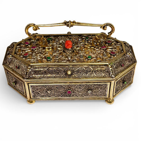 Silver Gilt Casket