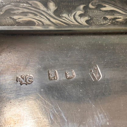 A pair of William III silver reliquary caskets